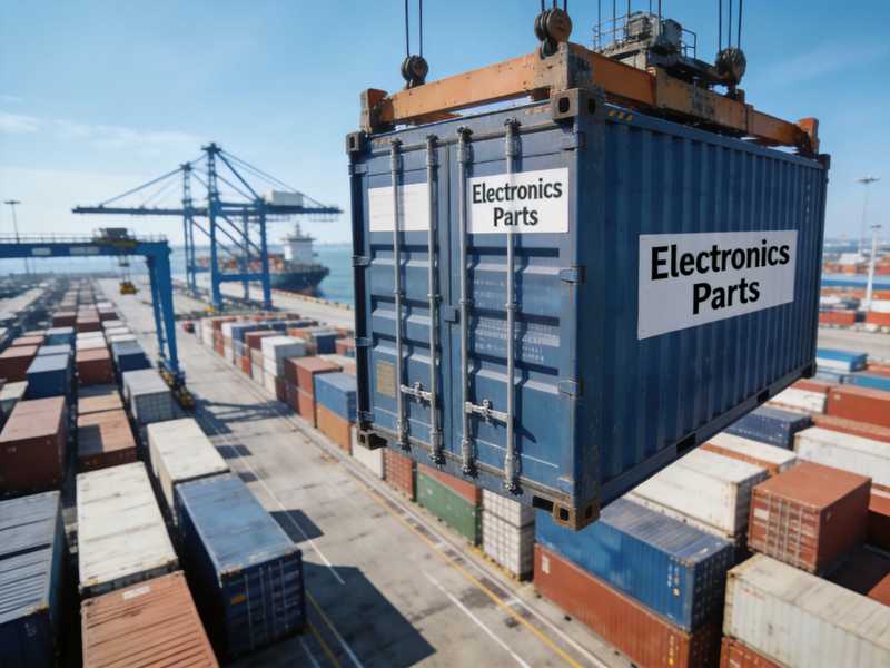 Global logistics network for electronic component shipping